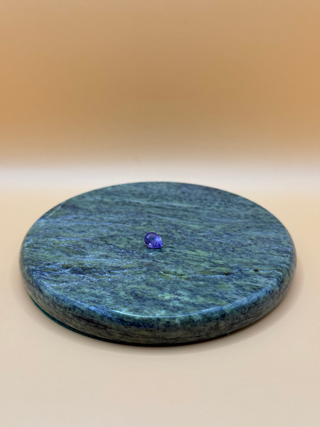 Natural Unheated Purple Sapphire, 1.06 ct Pear Cut, Sri Lanka